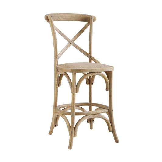 Roxy 30 In Gray Wash Bar Stool