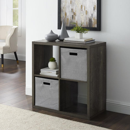 Galli 4 Cubby Storage Cabinet Grey