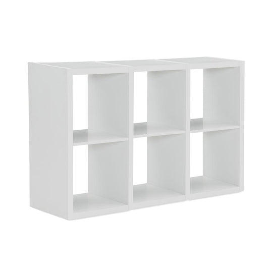 Galli 6 Cubby Storage Cabinet White