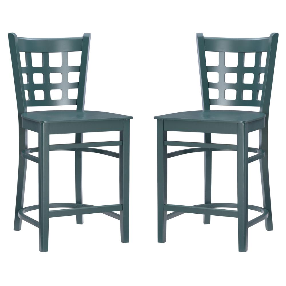 Lola Counter Stool Green Set Of 2