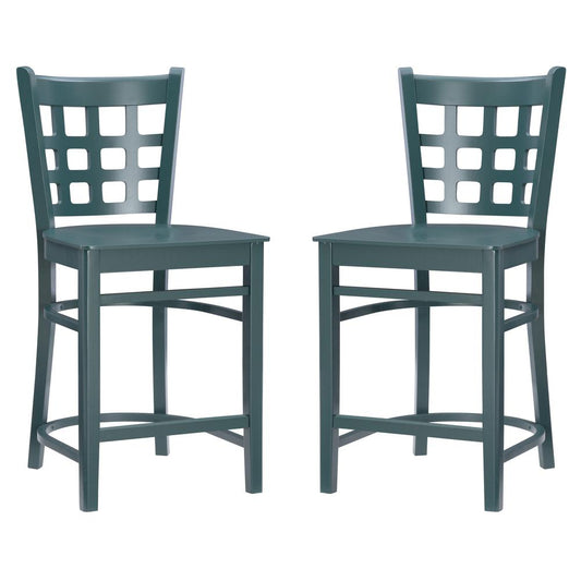 Lola Counter Stool Green Set Of 2