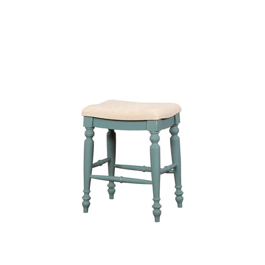 Marino Blue Backless Counter Stool