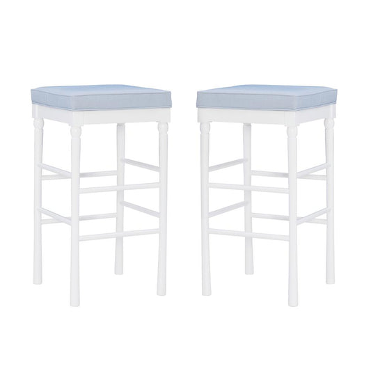 Dehart Barstool White Set Of 2