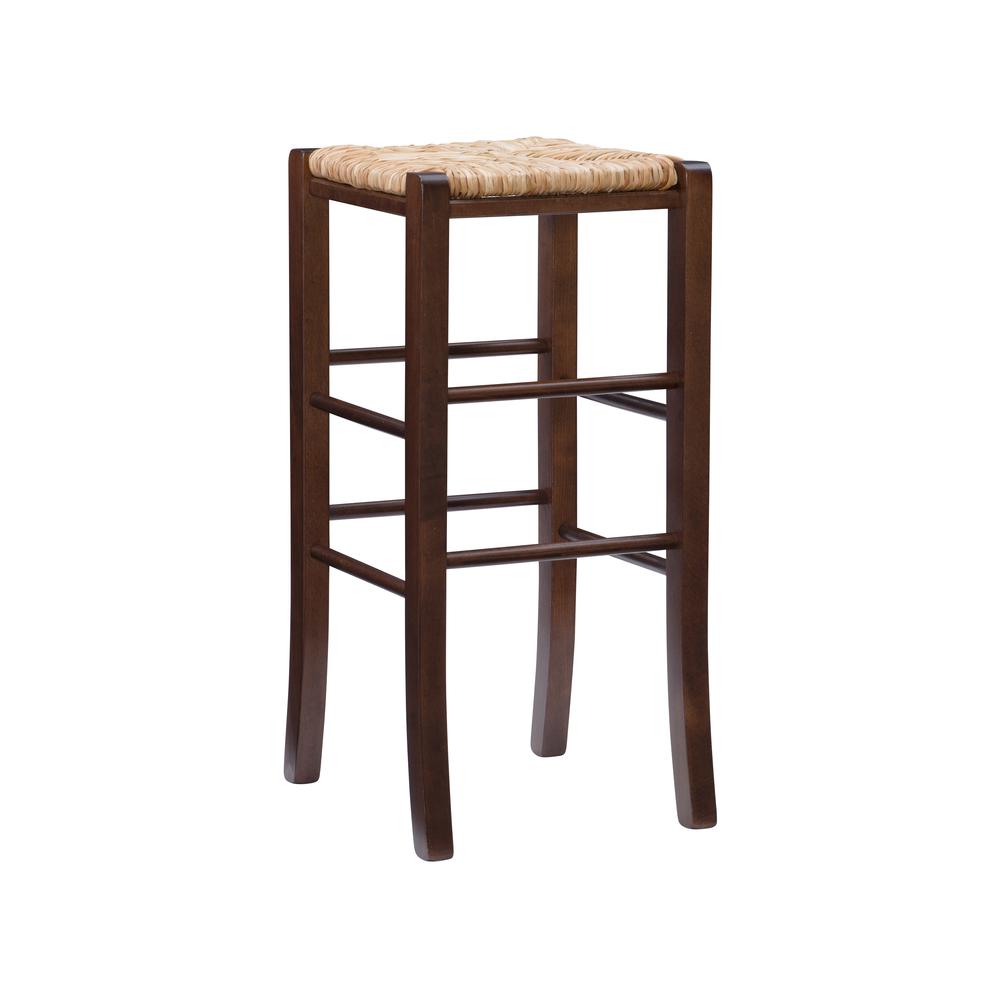 Gianna Backless Barstool Walnut Set Of 2