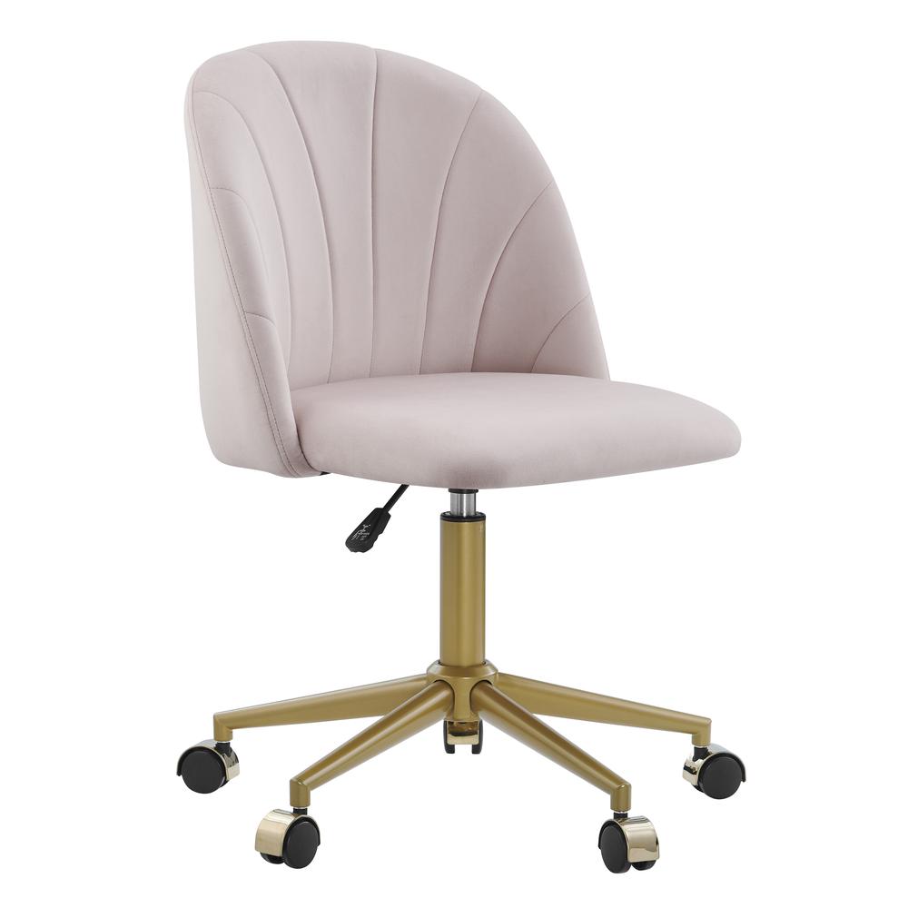 Adalynn Desk Chair Blush Pink