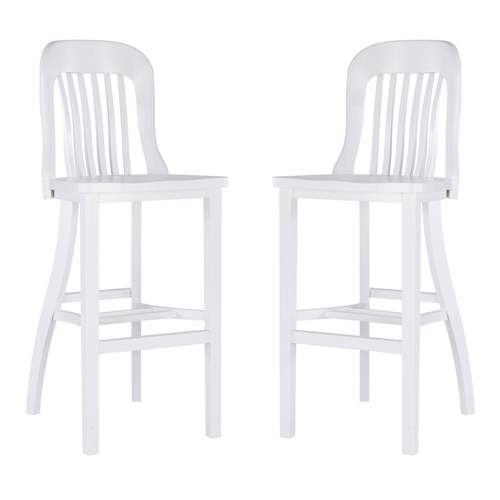 Maylen Barstool White Set Of 2