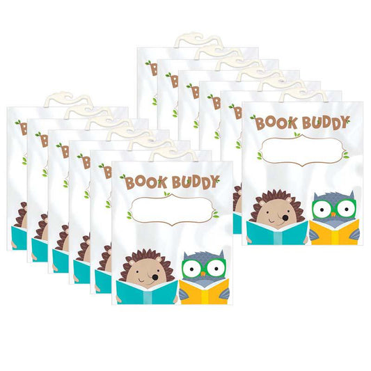 Woodland Friends Book Buddy Bag, Pack of 6, 2 Packs