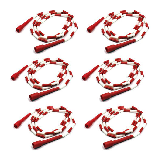 Segmented Plastic Jump Rope, 8', Pack of 6