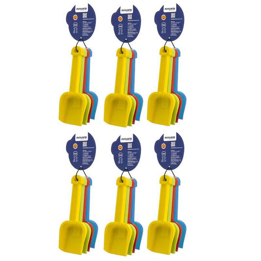 Plastic Shovel Sand & Water Toy, Assorted Colors, 4 Per Pack, 6 Packs