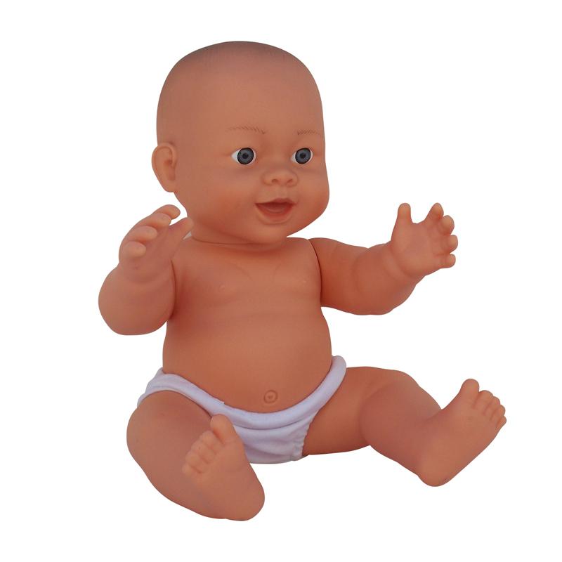 Asian 17.5" Vinyl Baby Doll, Gender Neutral