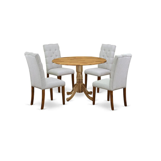 Dining Room Set Natural, DLEL5-ANA-05