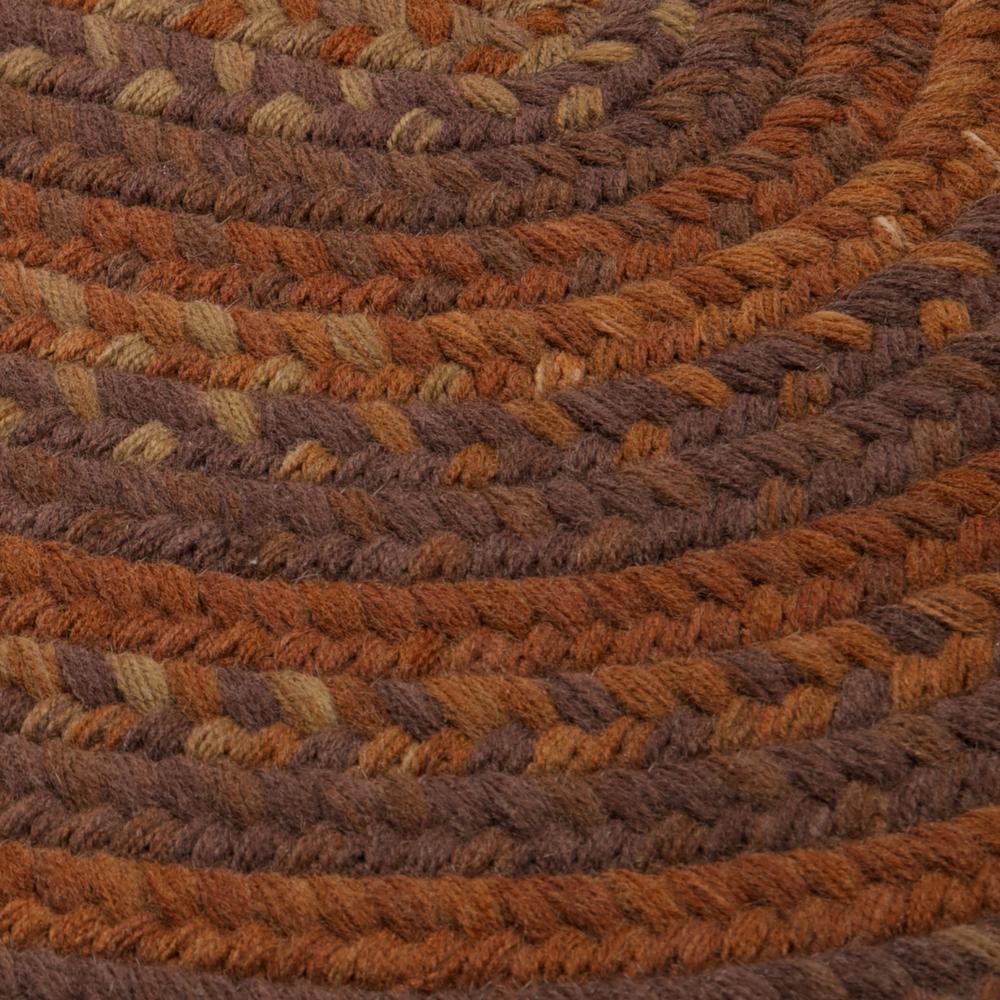 Braided Wool Runner - Rust 2'6"x15'