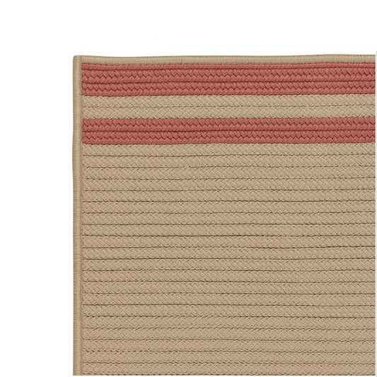 Denali End Stripe - Brick Red 9'x12'