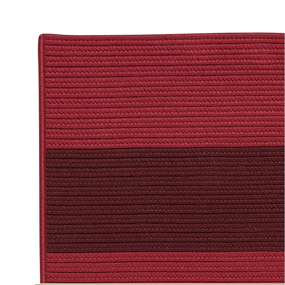 Newport Textured Stripe - Reds 9'x12'