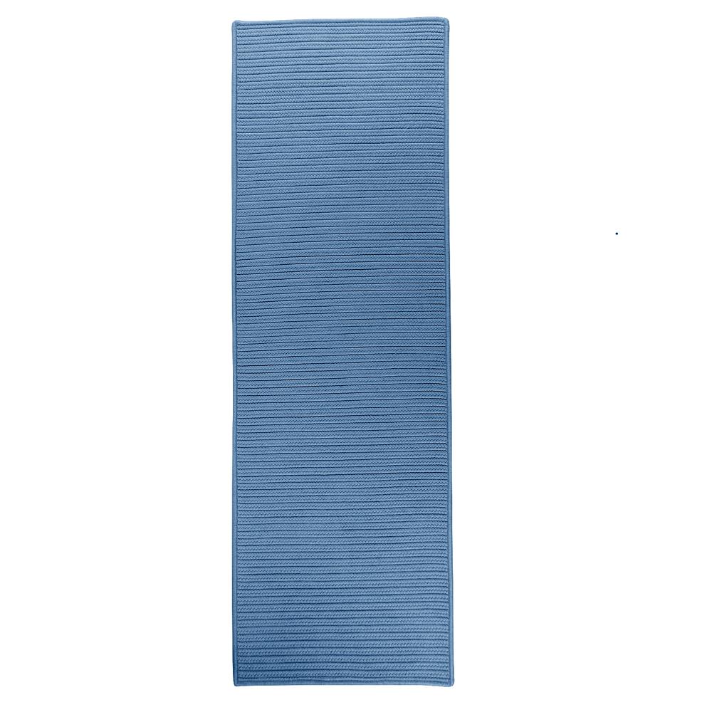 Reversible Flat-Braid (Rect) Runner - Oasis Blue 2'4"x15'