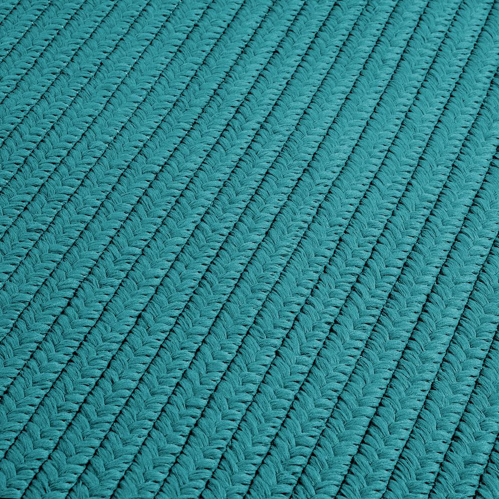 Reversible Flat-Braid (Rect) Runner - Aqua 2'4"x15'