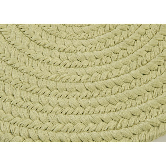 Reversible Flat-Braid (Oval) Runner - Sprout Green 2'4"x15'