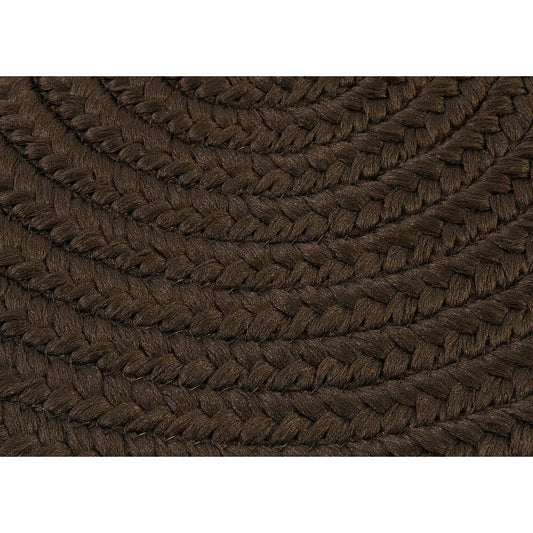 Reversible Flat-Braid (Oval) Runner - Earth Brown 2'4"x15'