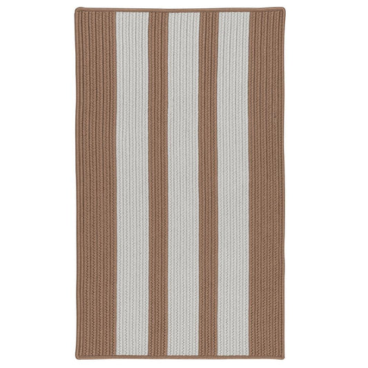 Everglades Vertical Stripe - Mocha 12'x15'