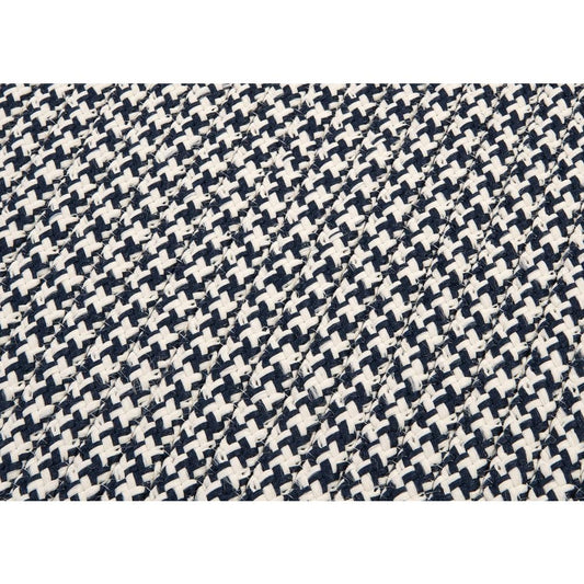 Herringbone Mudroom Runner Navy 2'6"x6'