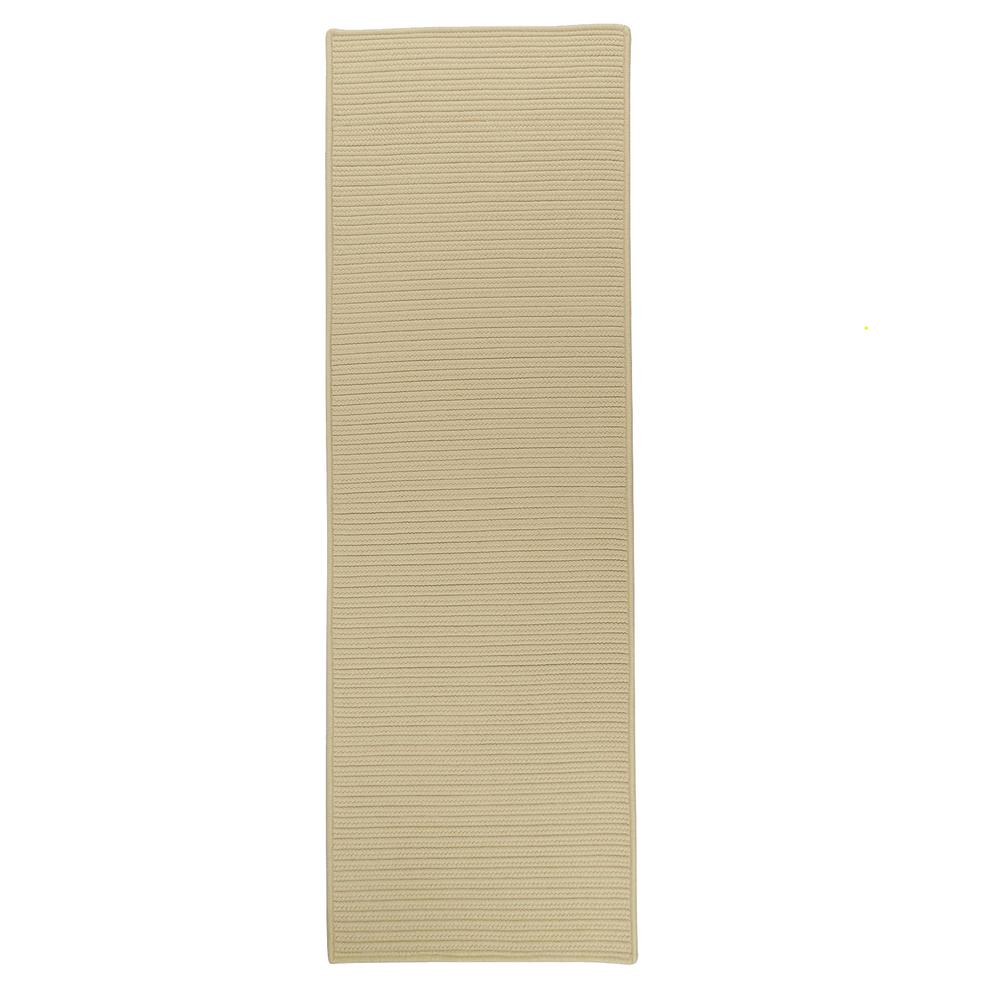 Reversible Flat-Braid (Rect) Runner - Linen 2'4"x6'