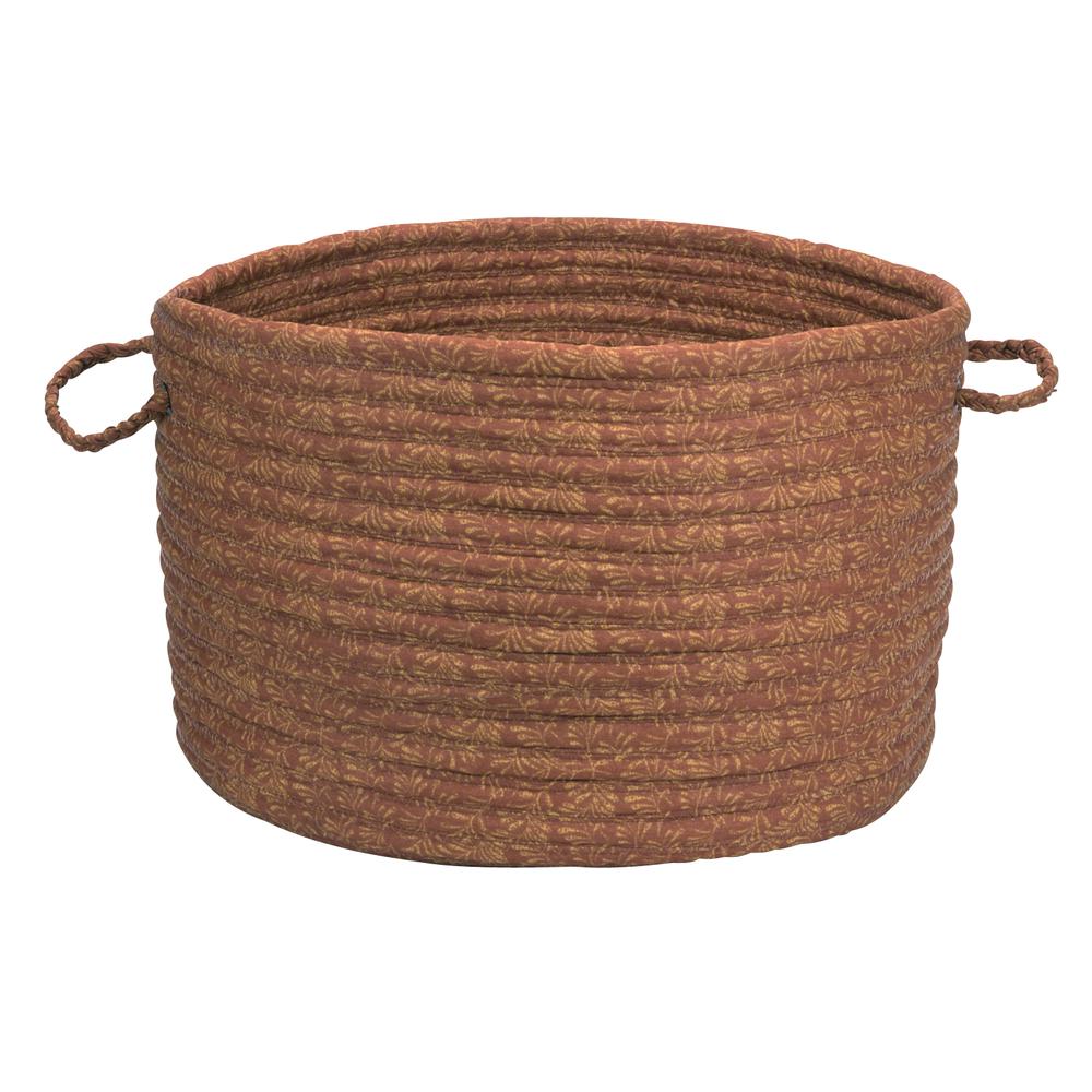 Solid Fabric Basket - Cinnamon 14"x10"