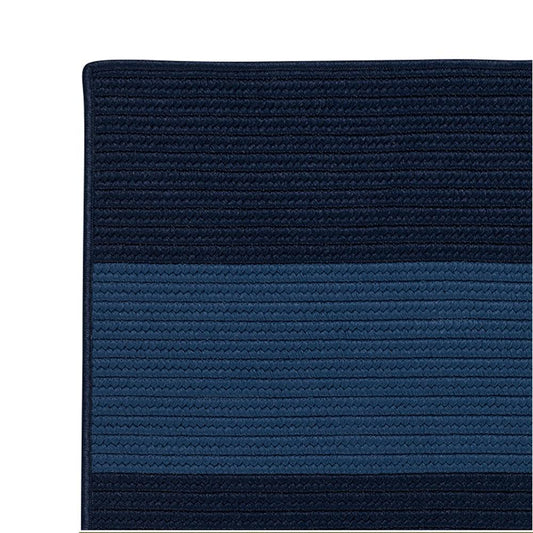 Newport Textured Stripe - Blues 3'x5'