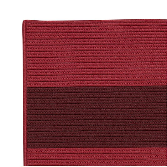 Newport Textured Stripe - Reds 3'x5'