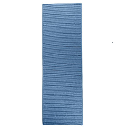 Reversible Flat-Braid (Rect) Runner - Oasis Blue 2'4"x7'