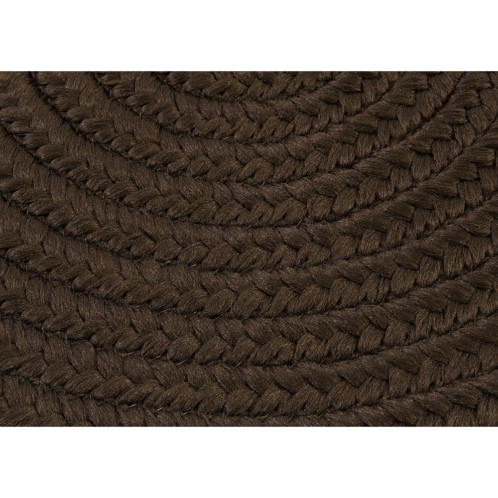 Reversible Flat-Braid (Oval) Runner - Earth Brown 2'4"x8'