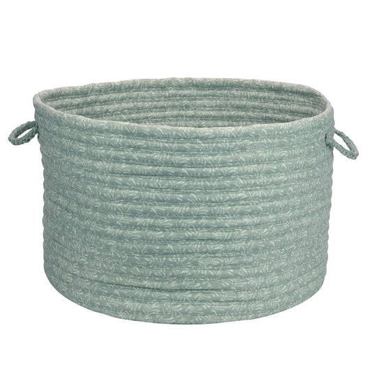 Solid Fabric Basket - Seafoam 14"x10"