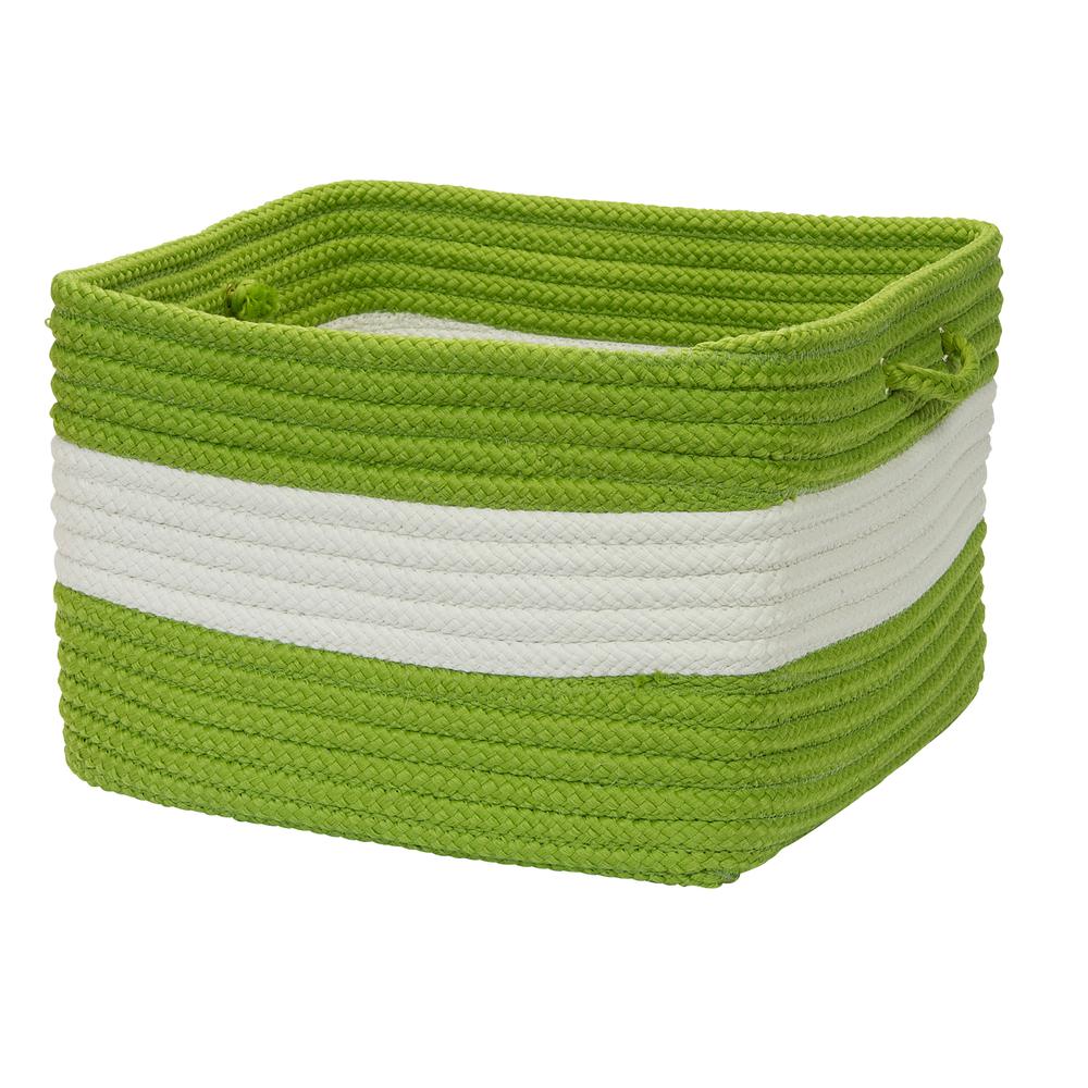 Rope Walk- Bright Green 14"x10" Utility Basket