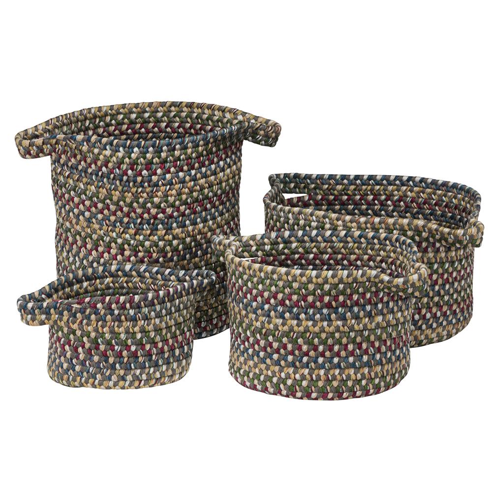 American Farmhouse Vintage 4-Piece Basket Set - Slate