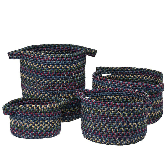 American Farmhouse Vintage 4-Piece Basket Set - Midnight