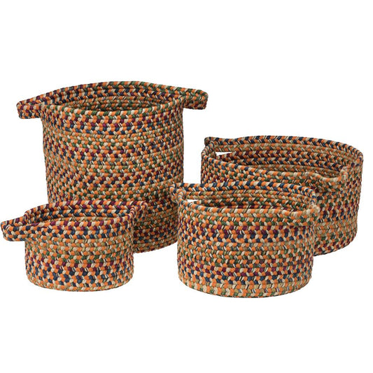 American Farmhouse Vintage 4-Piece Basket Set - Squash