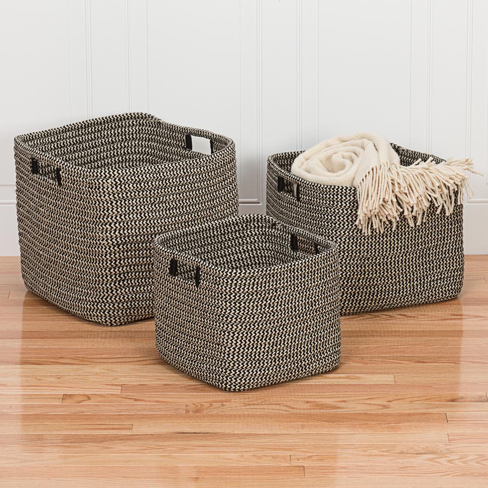 Carter Basket - Black 15"x15"x16"