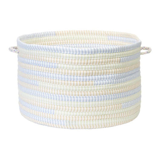 Ticking Stripe- Starlight 14"x10" Utility Basket