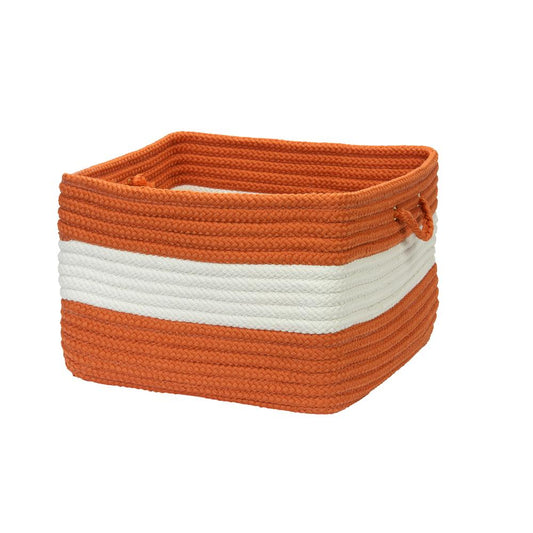 Rope Walk - Rust 18"x12" Utility Basket