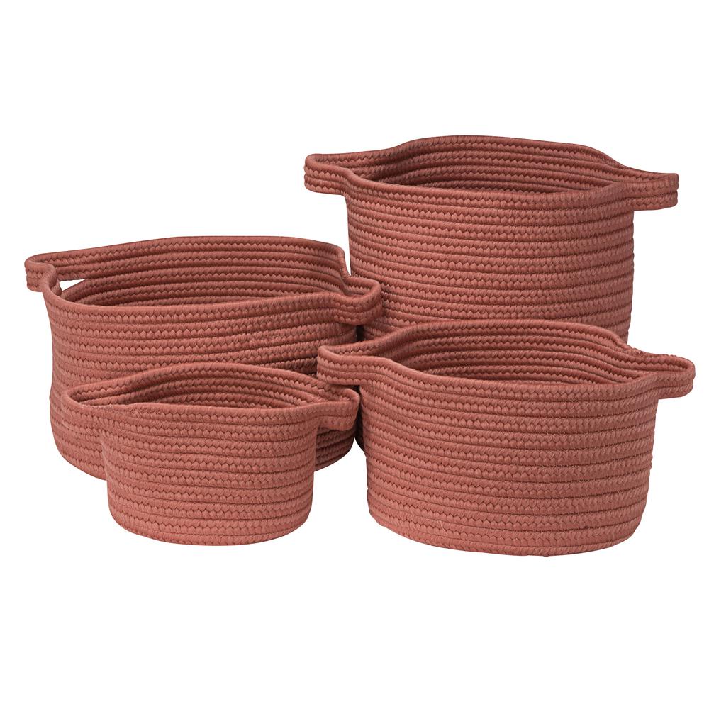 American Farmhouse 4-Piece Basket Set - Brick