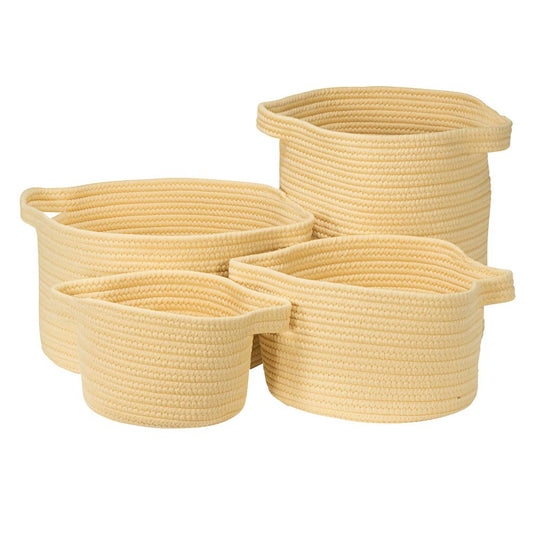 American Farmhouse 4-Piece Basket Set - Daffodil