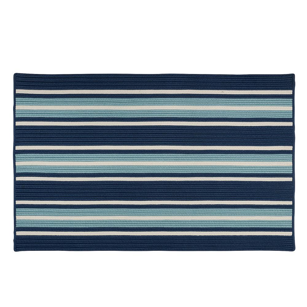 Mesa Stripe - Shoreline Blue 2'x3'