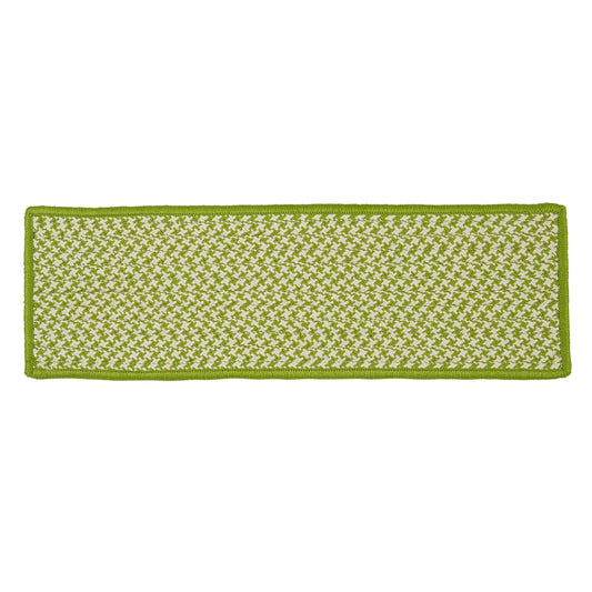 Outdoor Houndstooth Tweed - Lime Stair Tread (set 13)