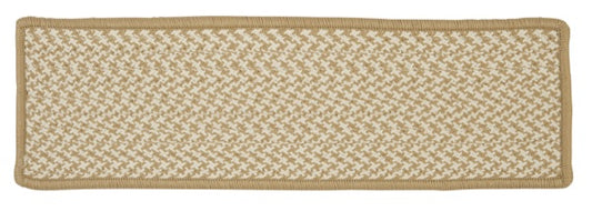 Outdoor Houndstooth Tweed - Cuban Sand Stair Tread (set 13)