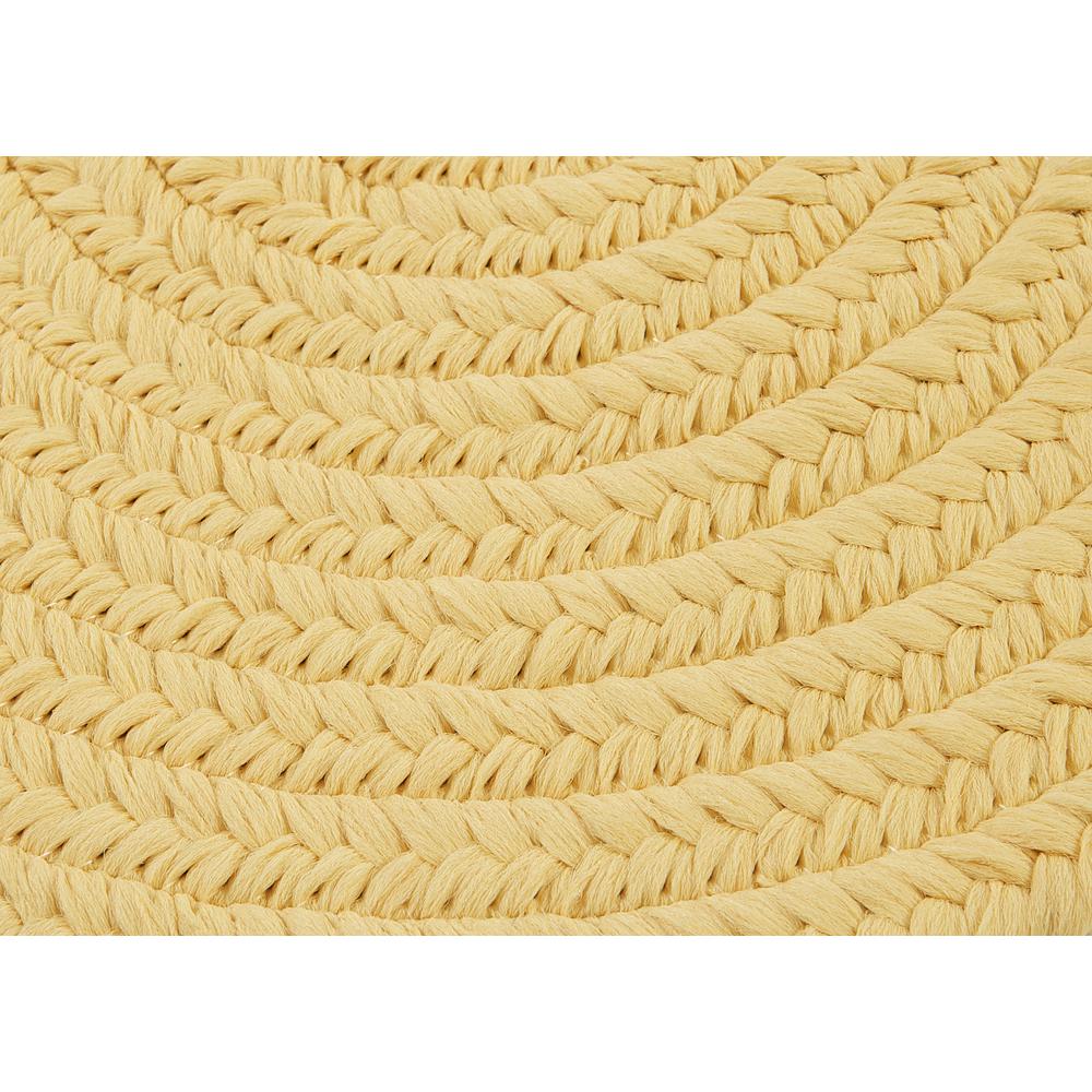 Reversible Flat-Braid (Oval) Runner - Yellow 2'4"x5'