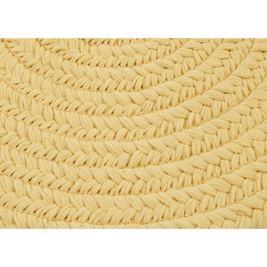 Reversible Flat-Braid (Oval) Runner - Yellow 2'4"x5'