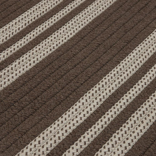 Sunbrella Southport Stripe - Mink sample Swatch