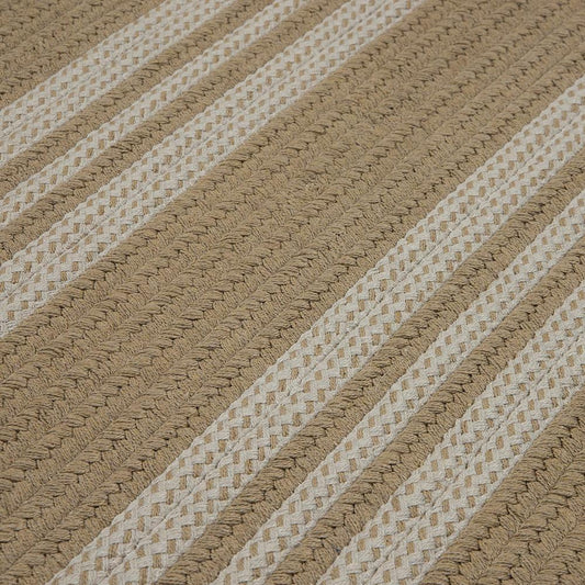 Sunbrella Southport Stripe - Wheat sample Swatch