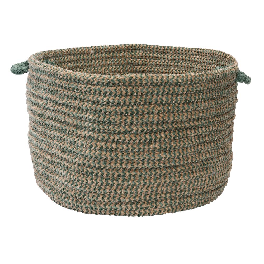 Softex Check - Myrtle Green Check 18"x12" Utility Basket