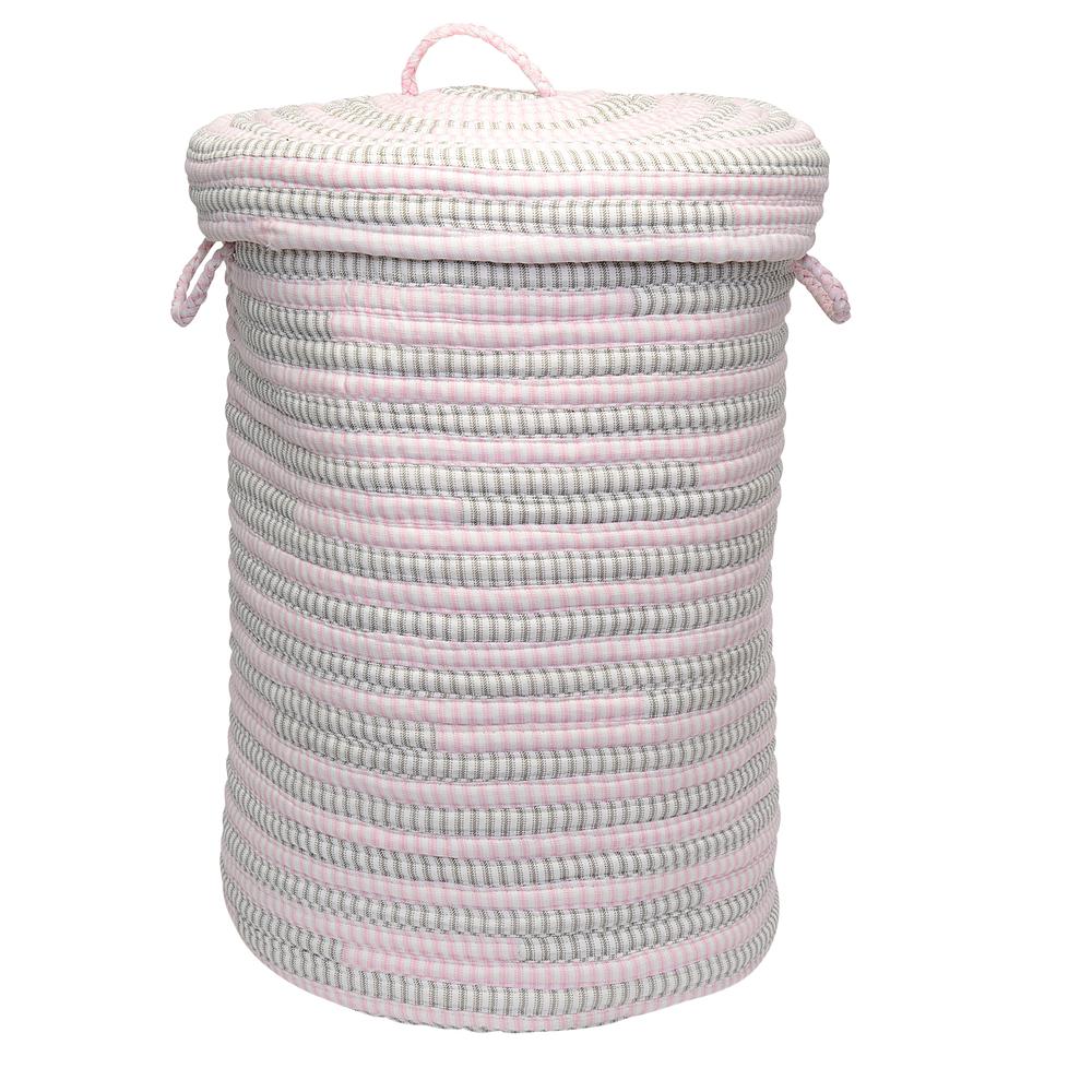 Bella Nursery Hamper - Pink Grey 16"x16"x20"