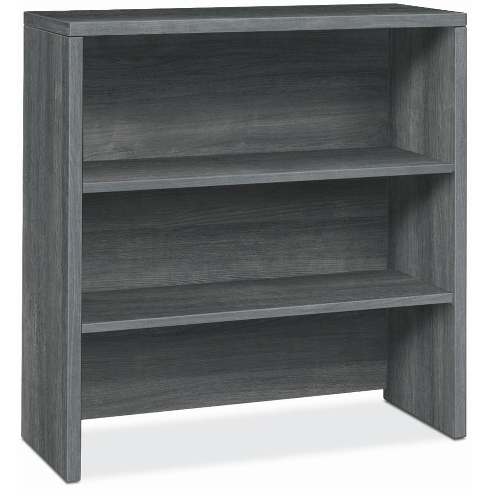 HON 10500 Bookcase - 36" x 14.6"37.1" - 2 Shelve(s) - Material: Laminate - Finish: Sterling Ash